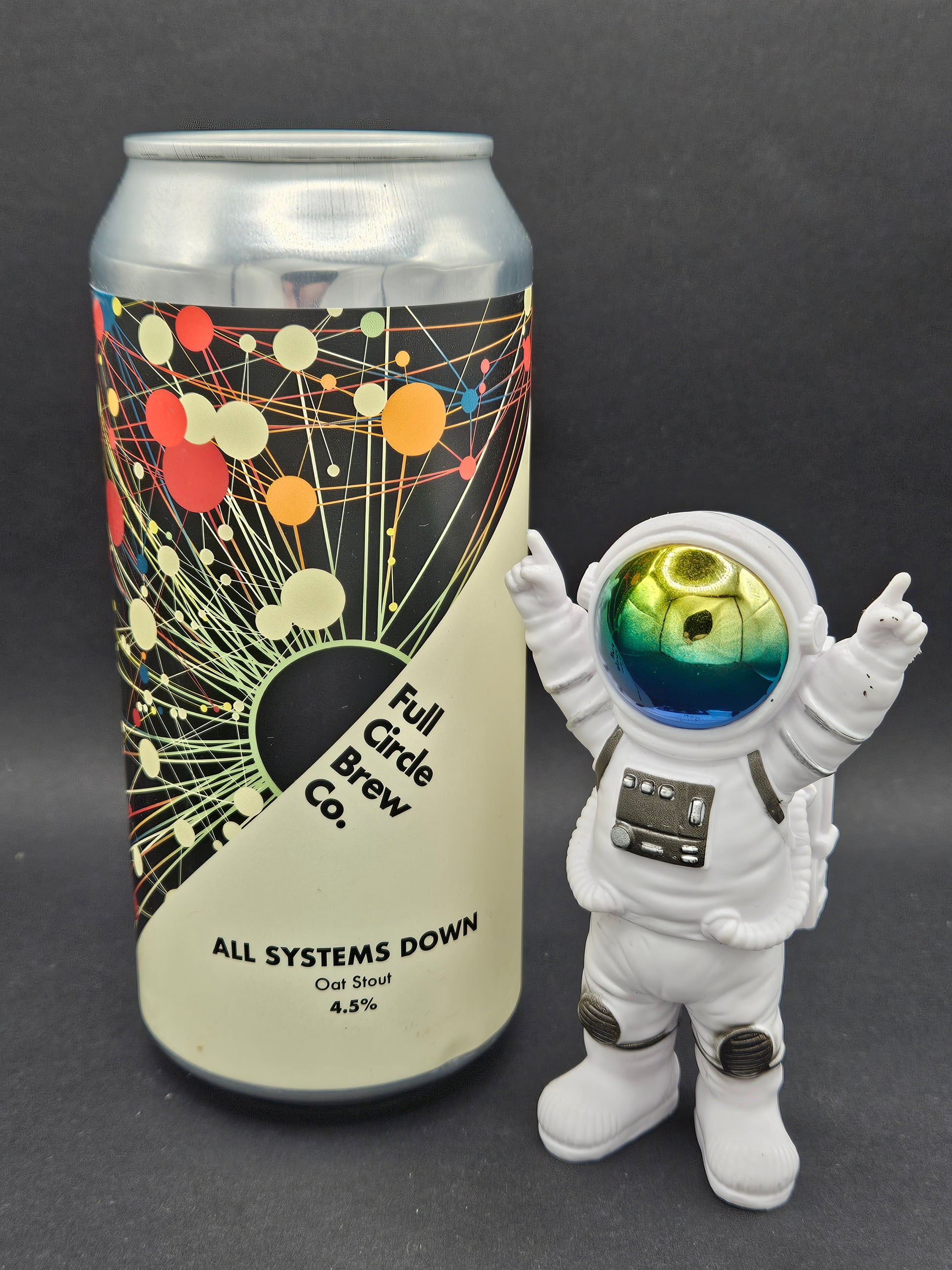 Full Circle Brew Co All Systems Down Oat Stout